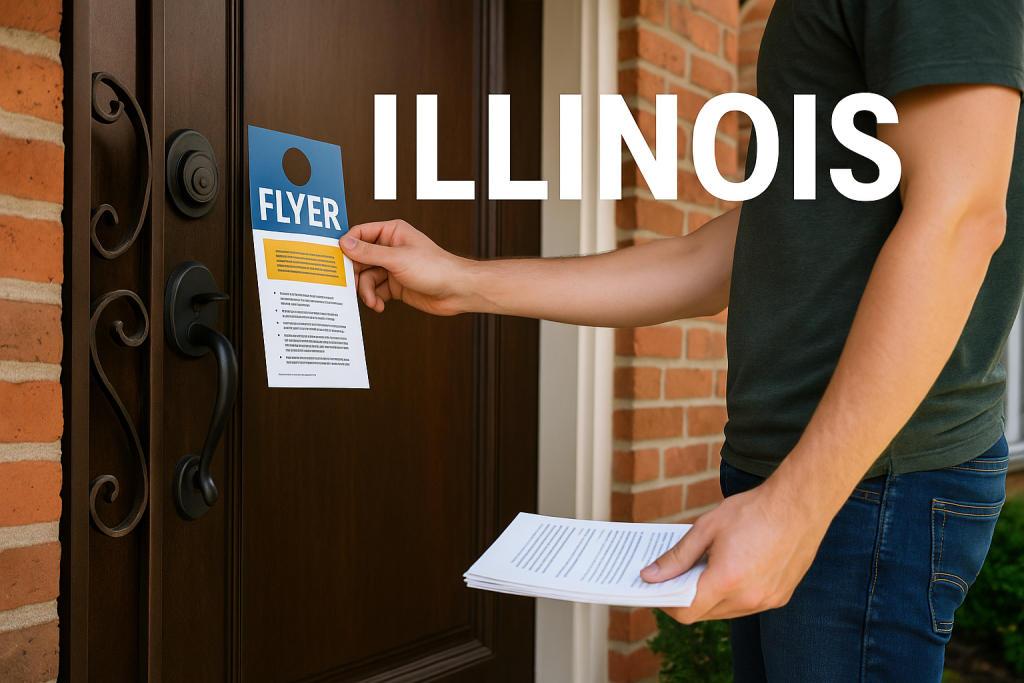 Illinois Door Hanger Distribution