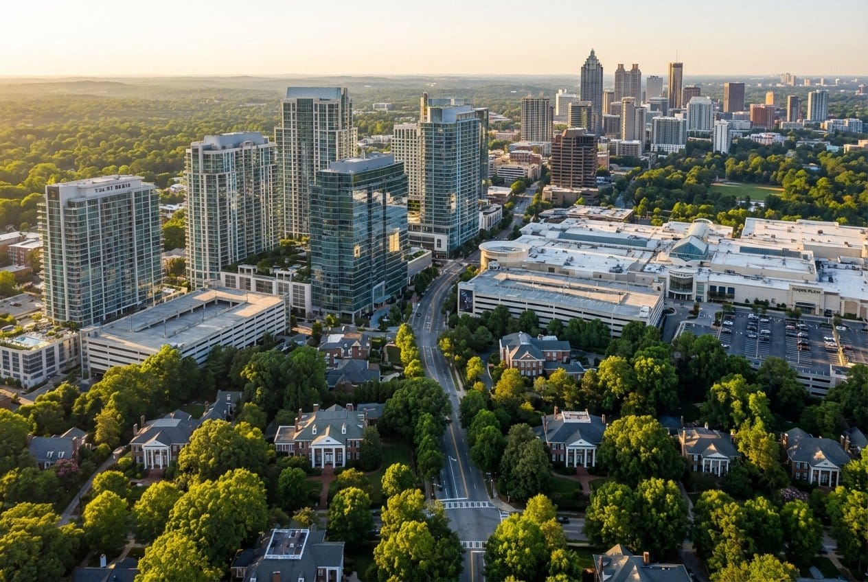 Door hanger distribution in Buckhead and Midtown Atlanta