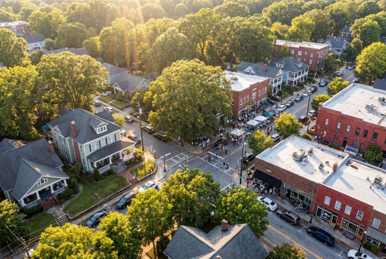 Door hanger distribution in Decatur and East Atlanta