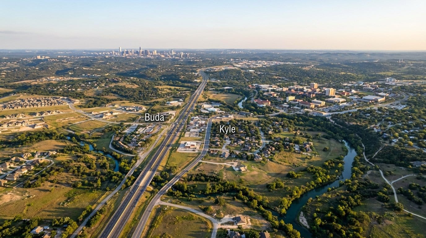 Distribution coverage across Hays County