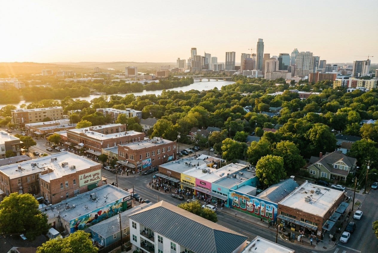 Door hanger distribution in South Congress and Travis Heights Austin