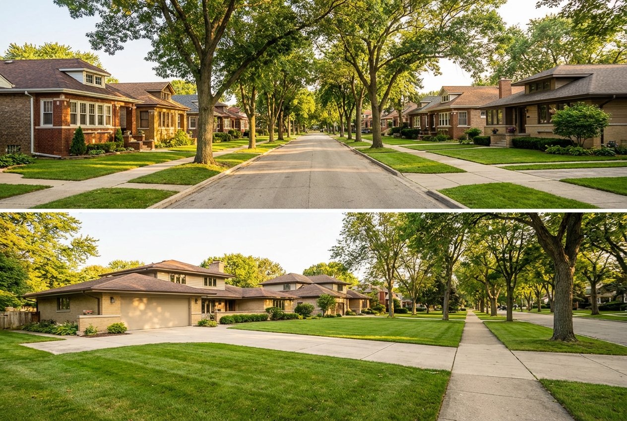 Door hanger distribution in Oak Park and Oak Brook