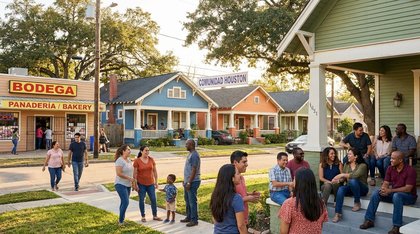 Bilingual door hanger distribution reaching Houston diverse Hispanic communities
