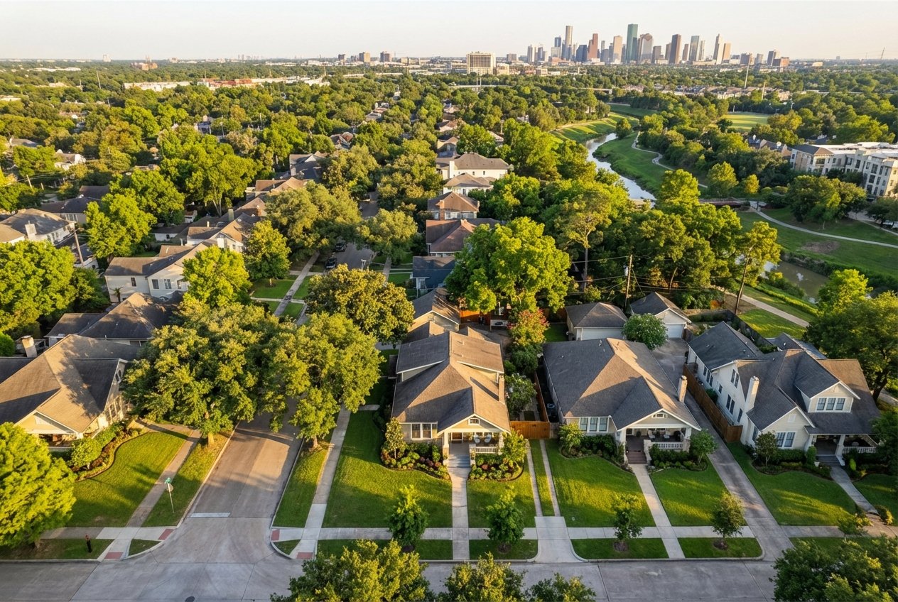 Door hanger distribution in The Heights and Memorial neighborhoods of Houston