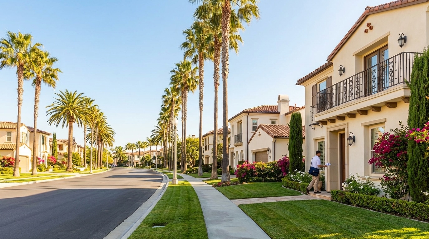 Flyer and door hanger distribution across Orange County California