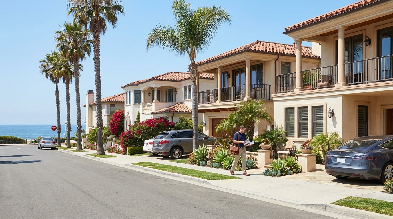 Door hanger distribution in South Bay and Beach Cities