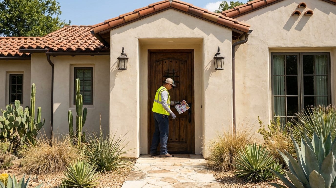 Professional flyer distribution service across San Antonio