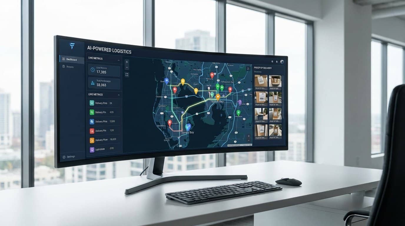 Tampa delivery tracking AI platform