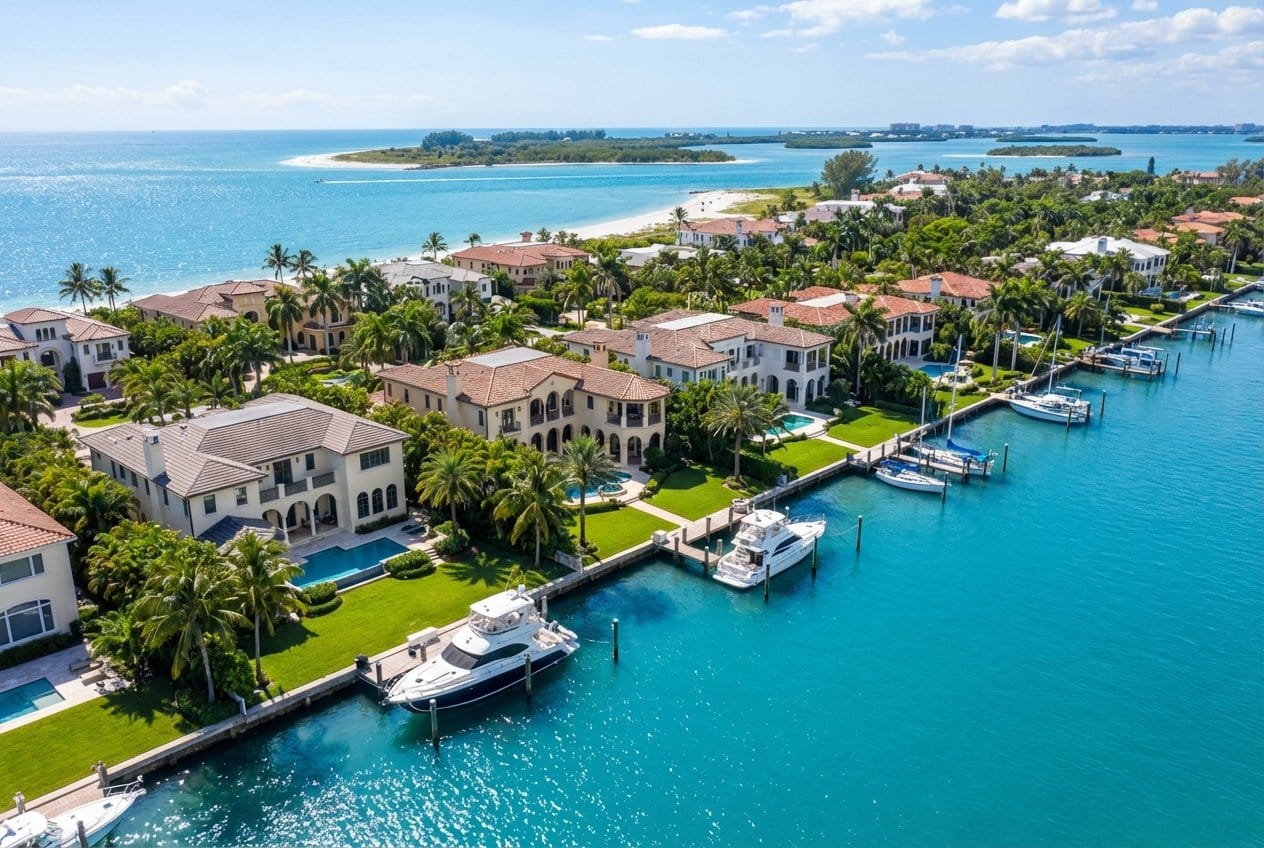 Clearwater Beach Florida with white sand and turquoise water, one of America top-rated beaches