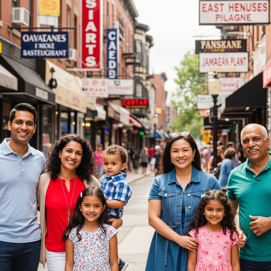 Bilingual door hanger distribution reaching Boston diverse communities