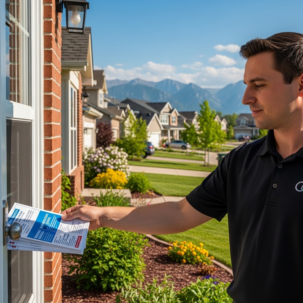 Professional flyer distribution services across Denver-Aurora-Lakewood area