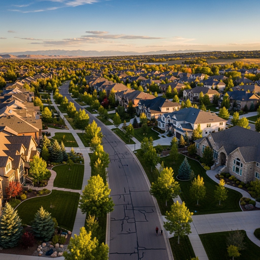 Door hanger distribution in Highlands Ranch and Douglas County suburbs
