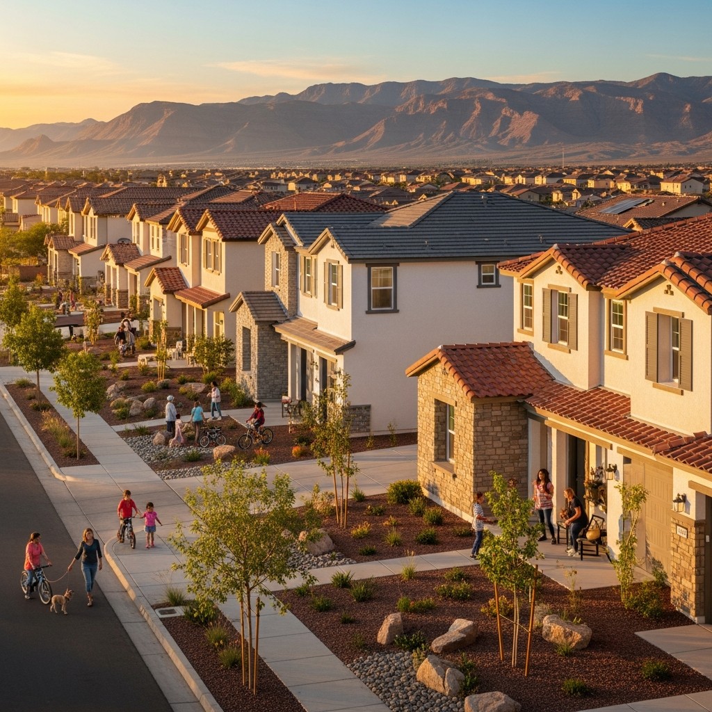 Door hanger distribution in North Las Vegas near Nellis AFB