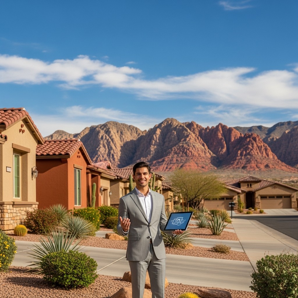 Door hanger distribution in Summerlin master-planned community Las Vegas