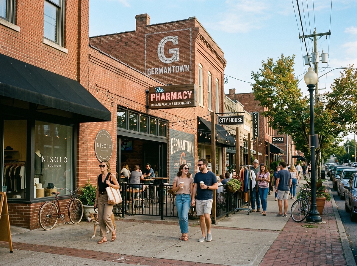 Diverse Nashville neighborhoods and suburbs showing residential character across Middle Tennessee