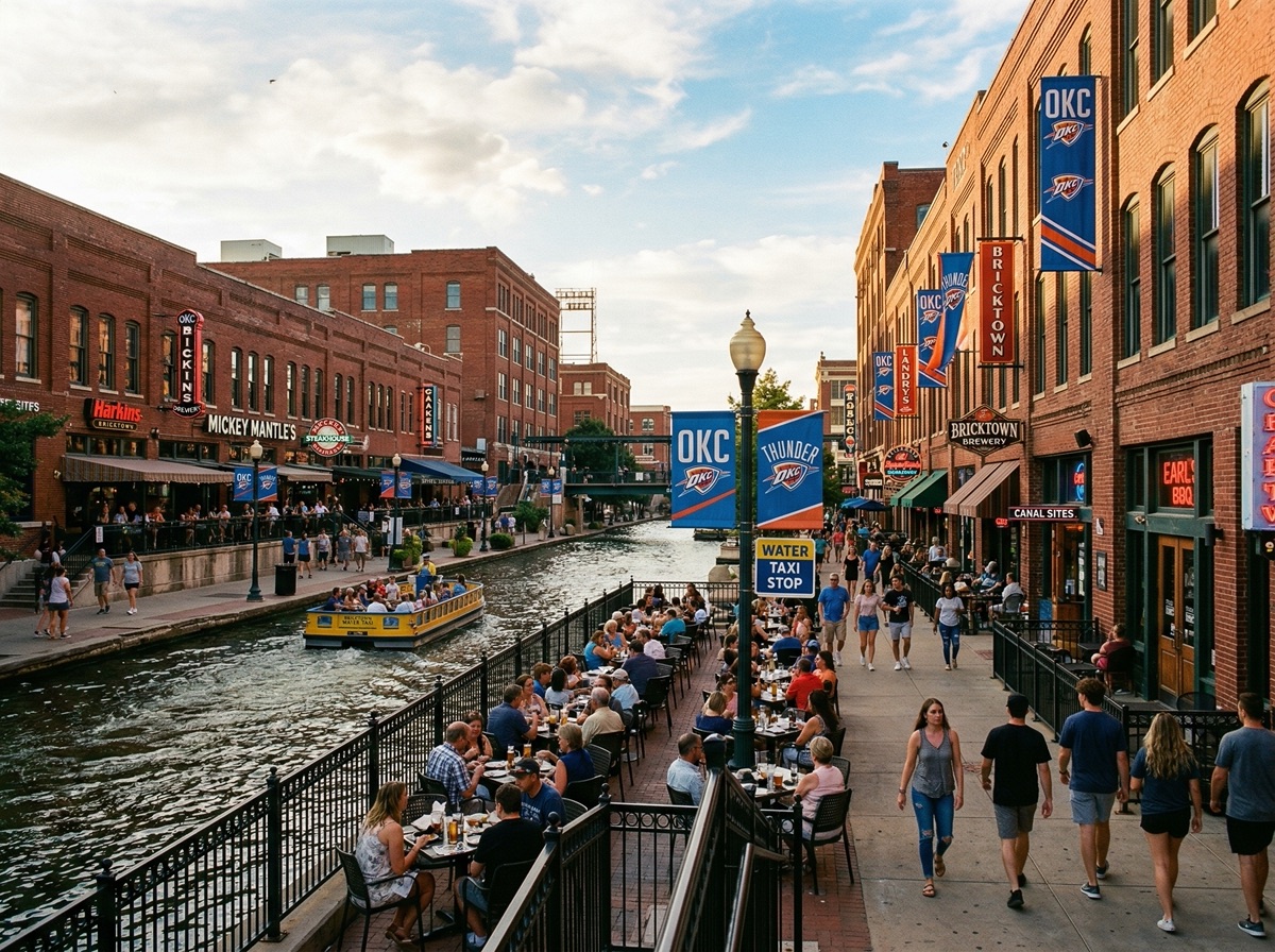 Diverse Oklahoma City neighborhoods showcasing residential areas from Nichols Hills to Edmond