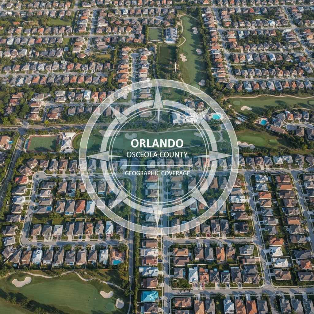 Osceola County coverage south of Orlando for flyer distribution