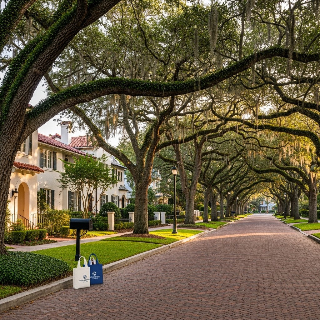 Door hanger distribution in Winter Park and College Park neighborhoods of Orlando