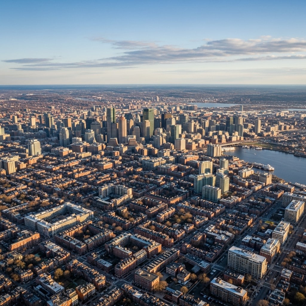 Suffolk County including Boston residential areas for flyer distribution