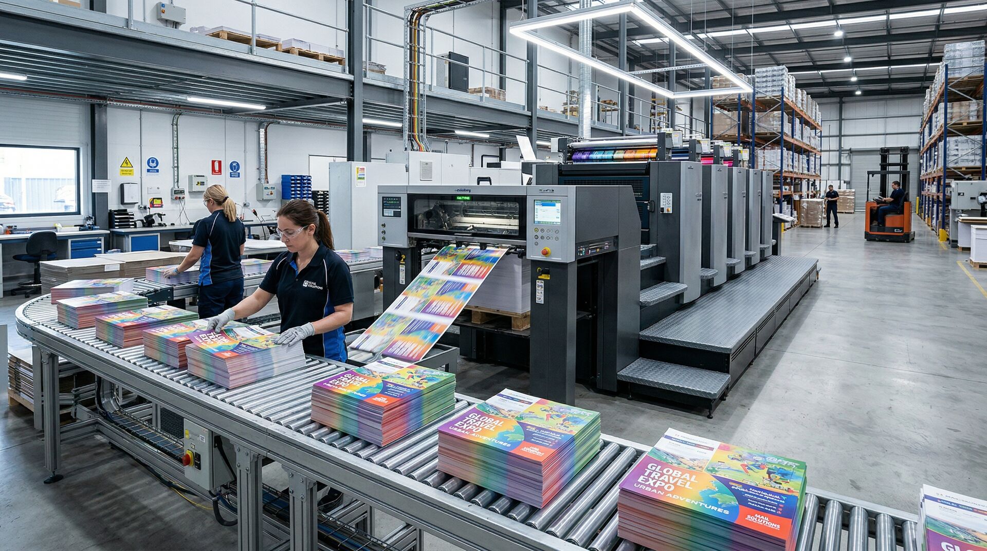 Modern flyer distribution technology including AI management platform, proof of delivery system, and data-driven targeting