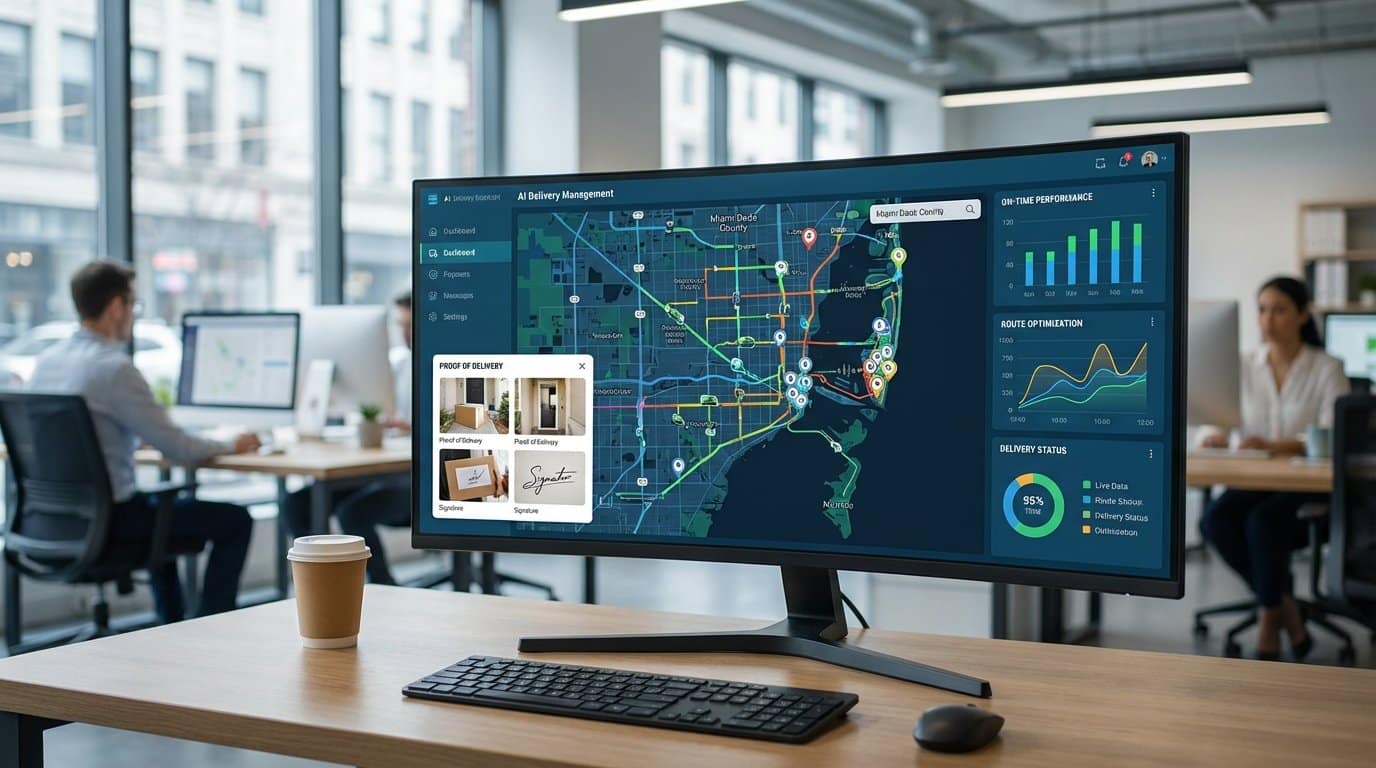 Miami delivery tracking AI platform