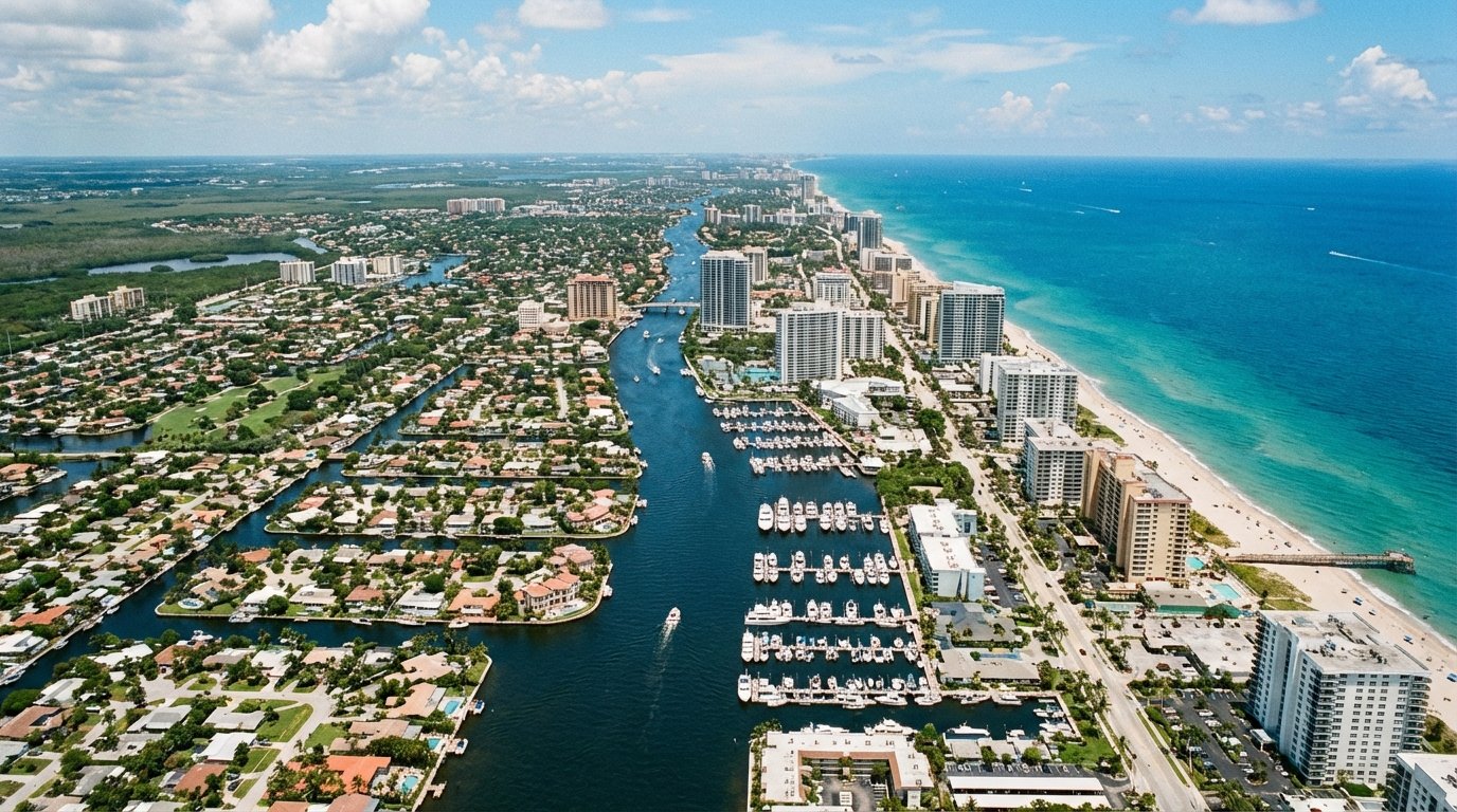 Flyer distribution across Broward County