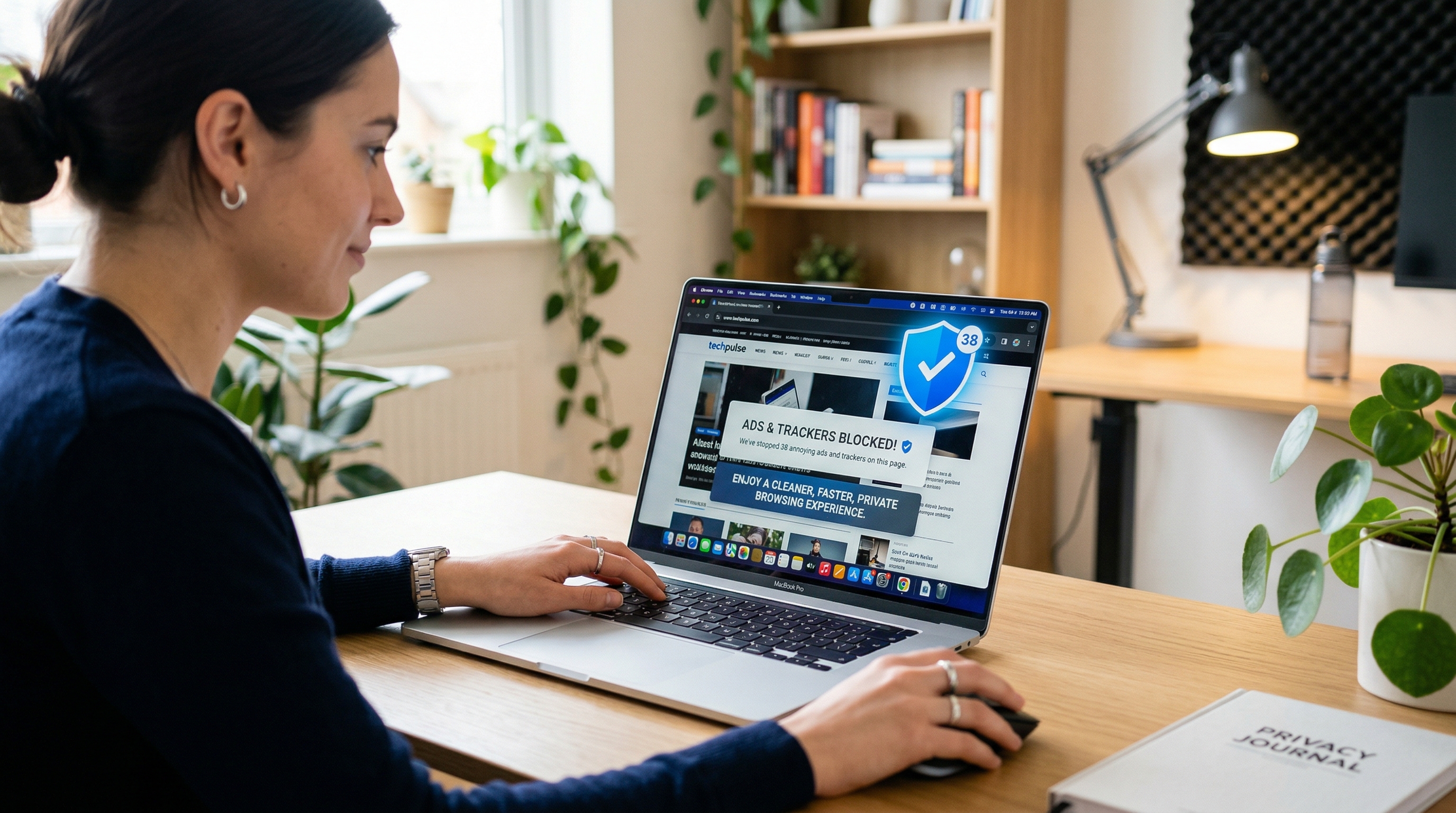 Ad blocker software preventing digital ads from reaching consumers