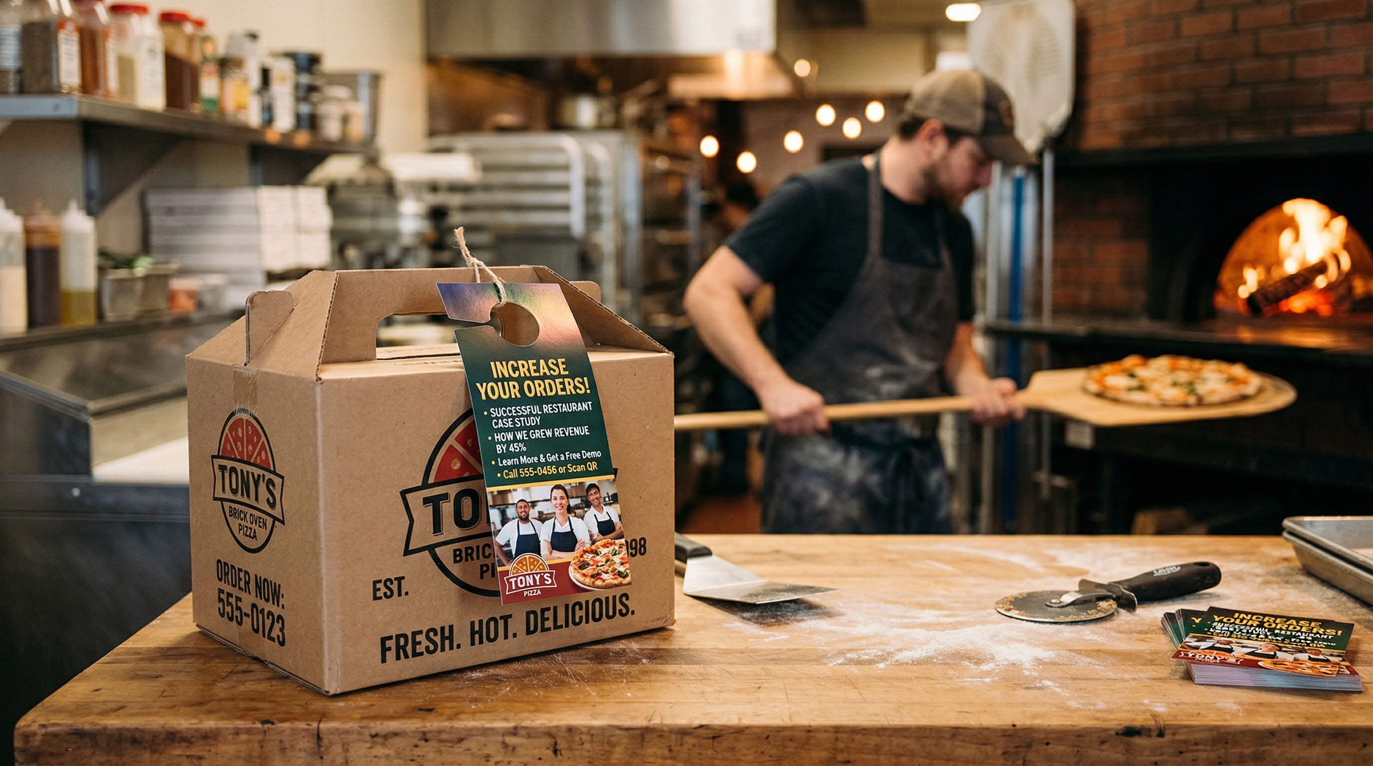 Door hanger vs flyer distribution campaign case study results